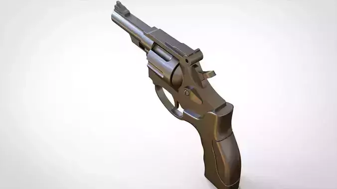 Revolver 3D model