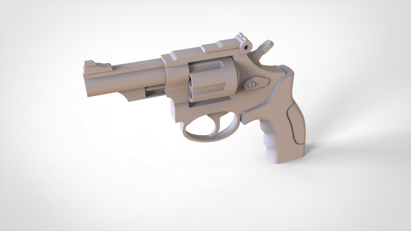 Revolver 3D model_7