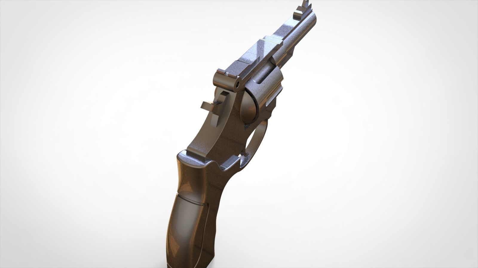 Revolver 3D model_1