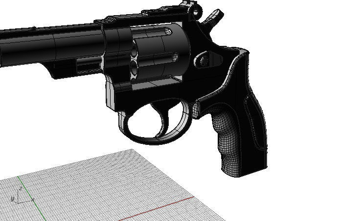 Revolver 3D model_15