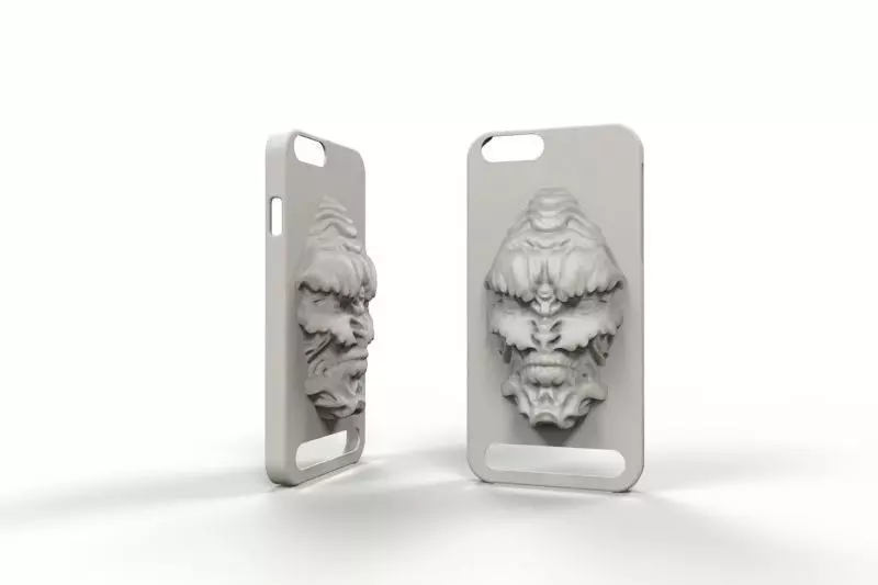 Iphone 6 Case - Monsterface 3D print model_0