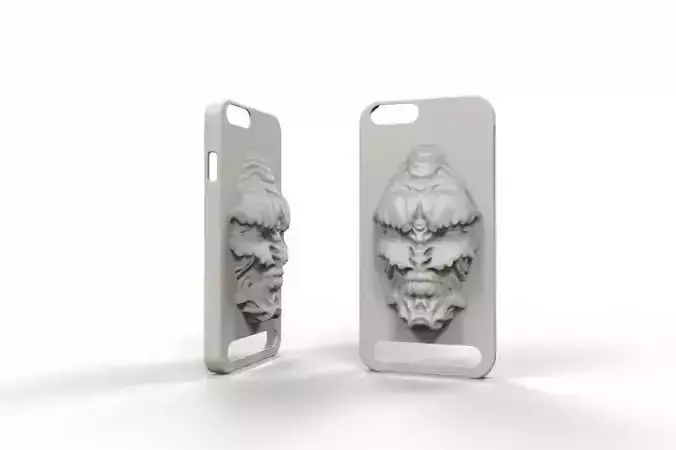 Iphone 6 Case - Monsterface 3D print model