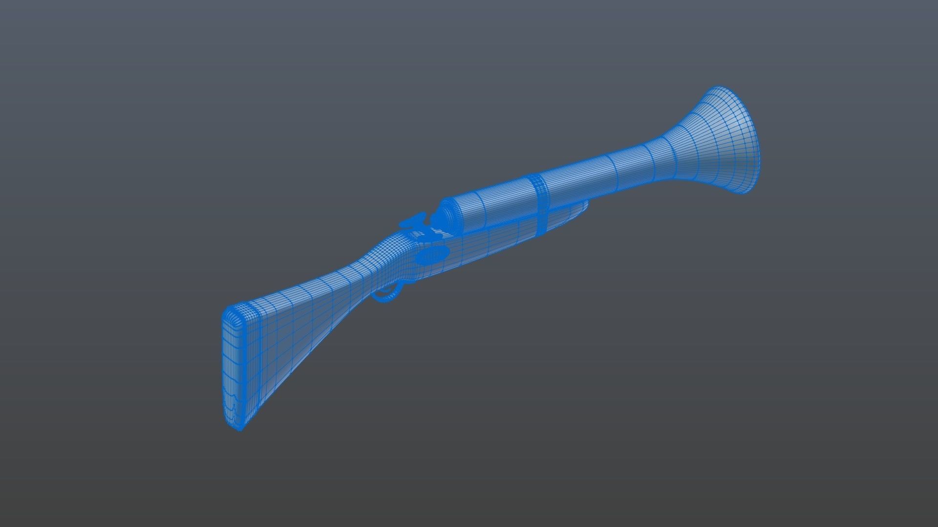Retro gun 3D model_11