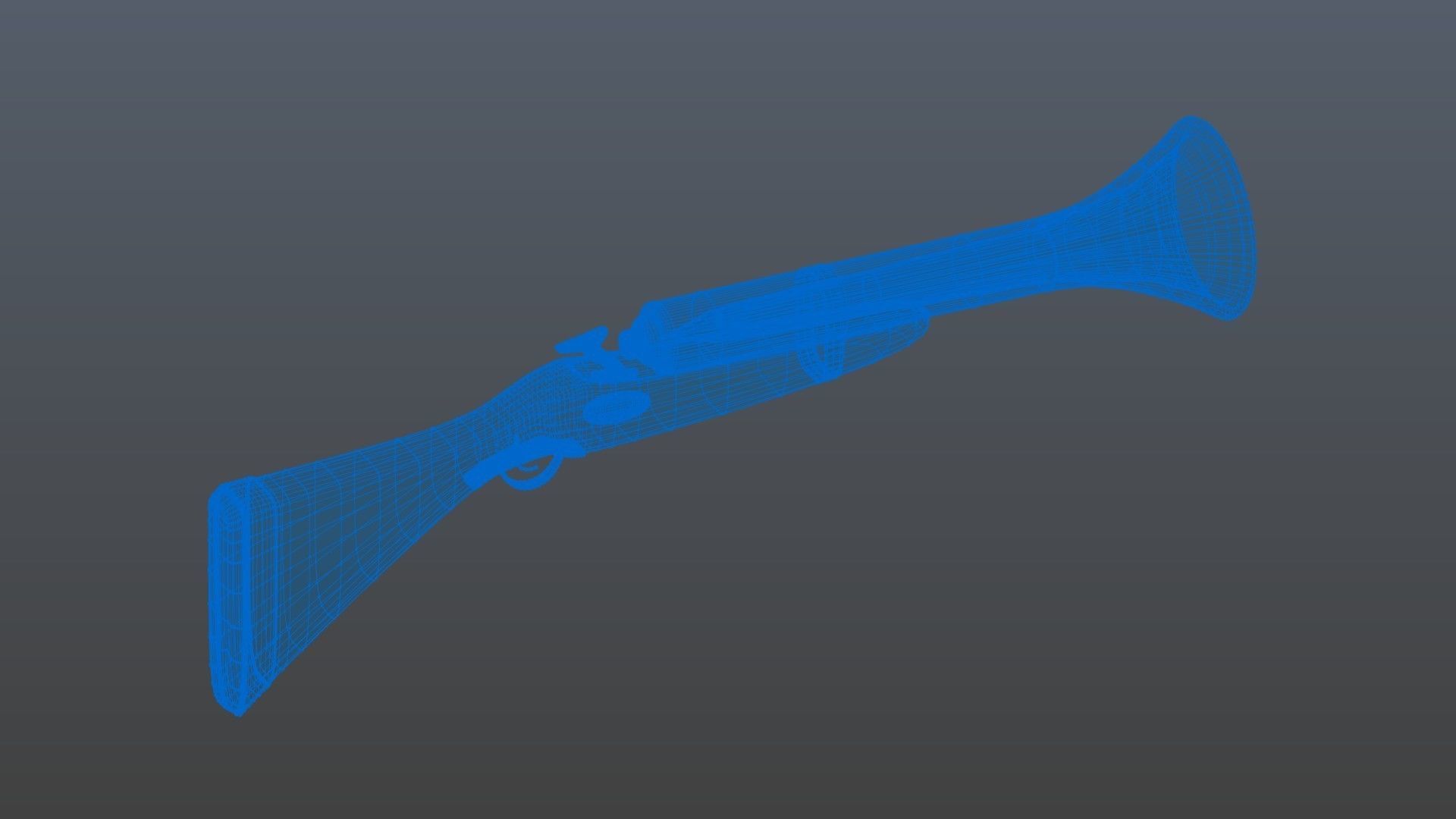 Retro gun 3D model_12