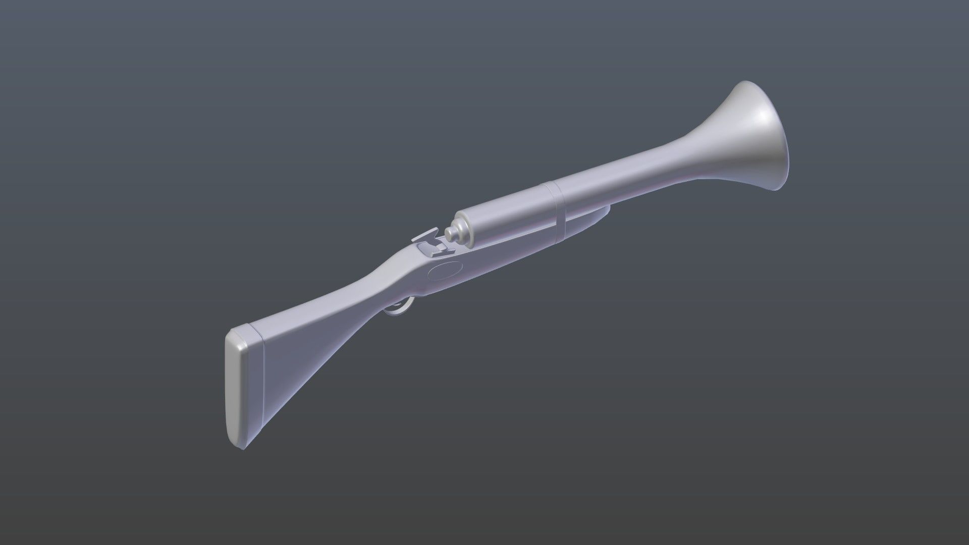 Retro gun 3D model_10