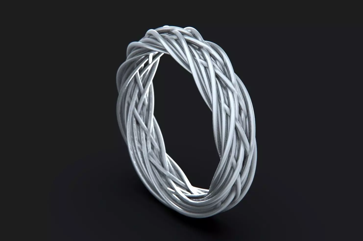 Wedding nest ring 3D print model