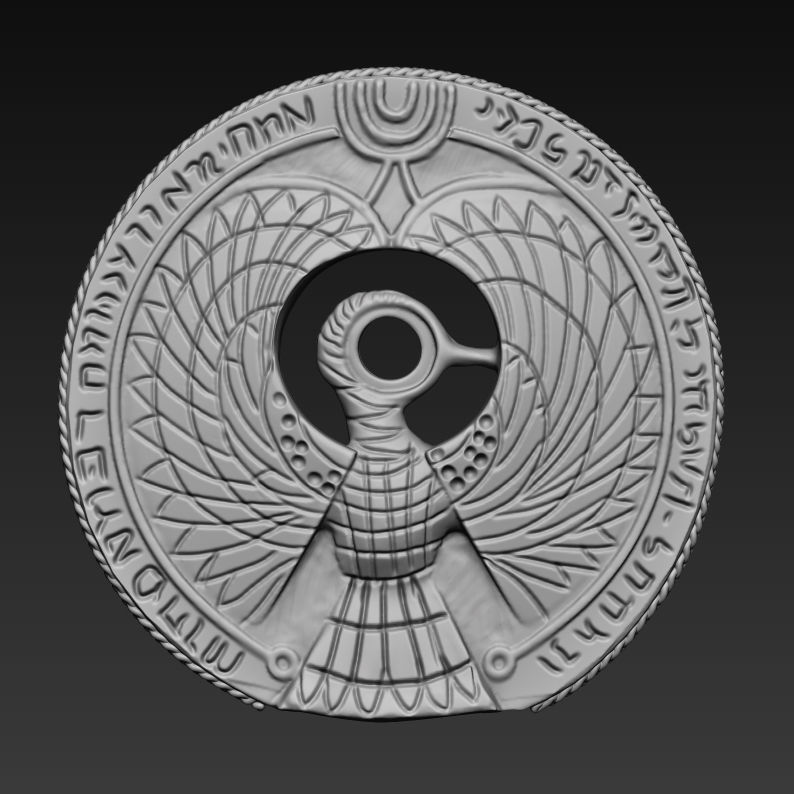 Indiana Jones - Headpiece of Ra - Raven Bar Version 3D print model_1