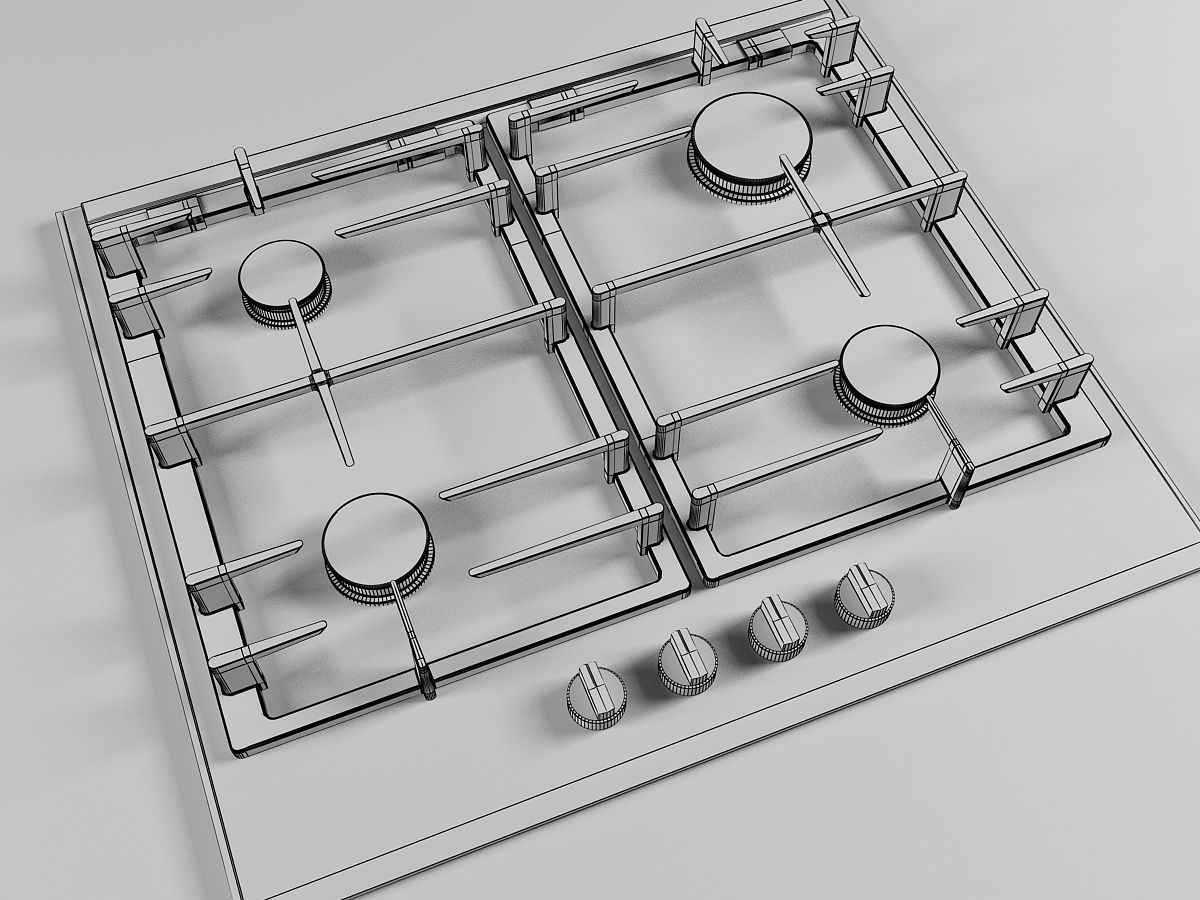 Cooktop 10 3D model_12