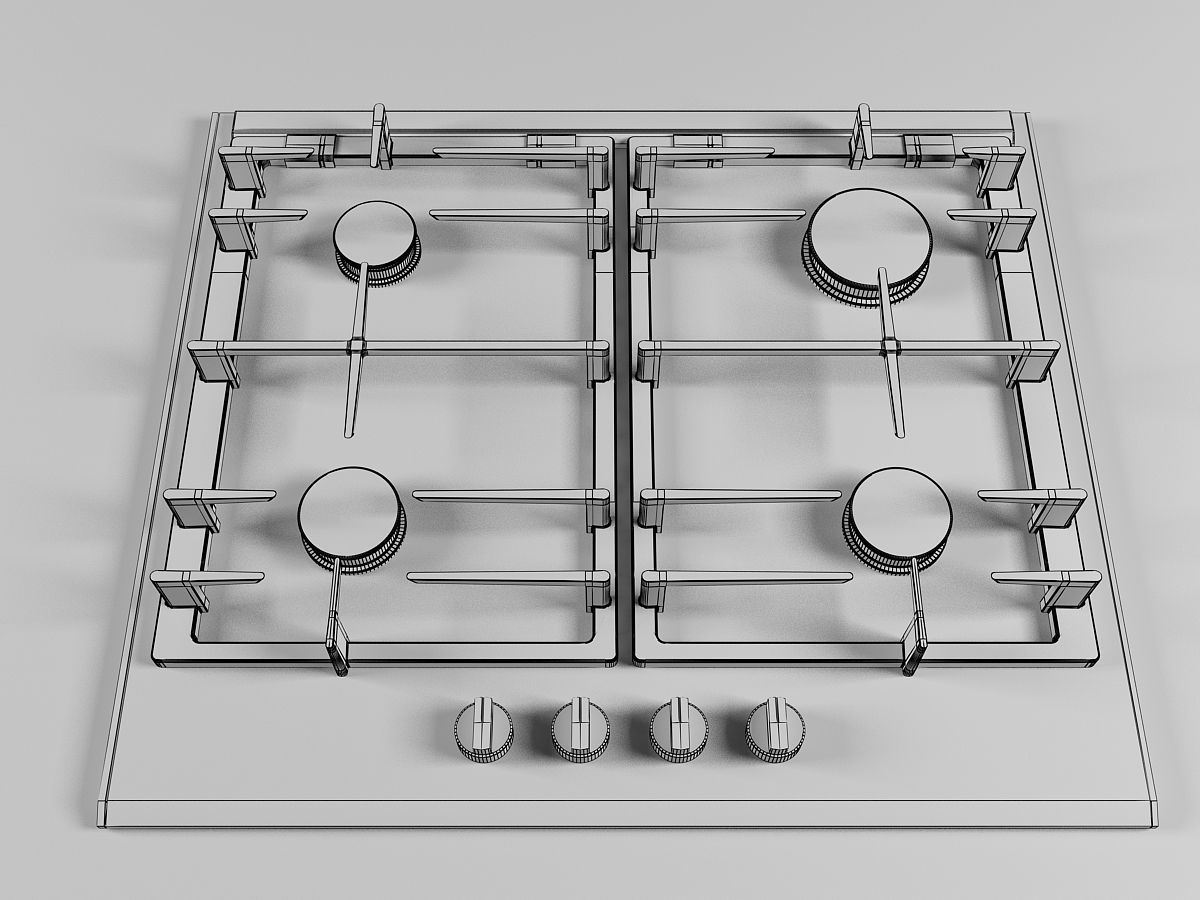 Cooktop 10 3D model_10