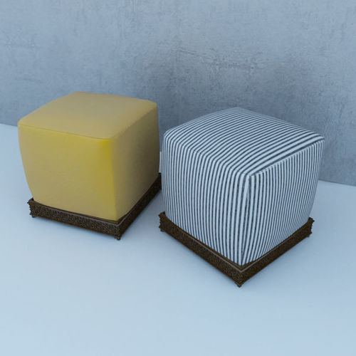 Traditional Moroccan Seat 3D model