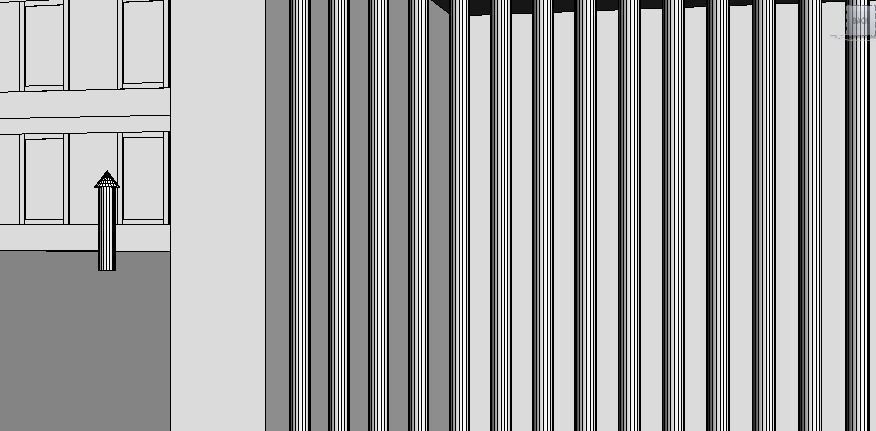 Multi-storey building Low-poly 3D model_18