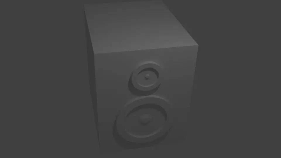 Computer Speakers Free 3D model_0