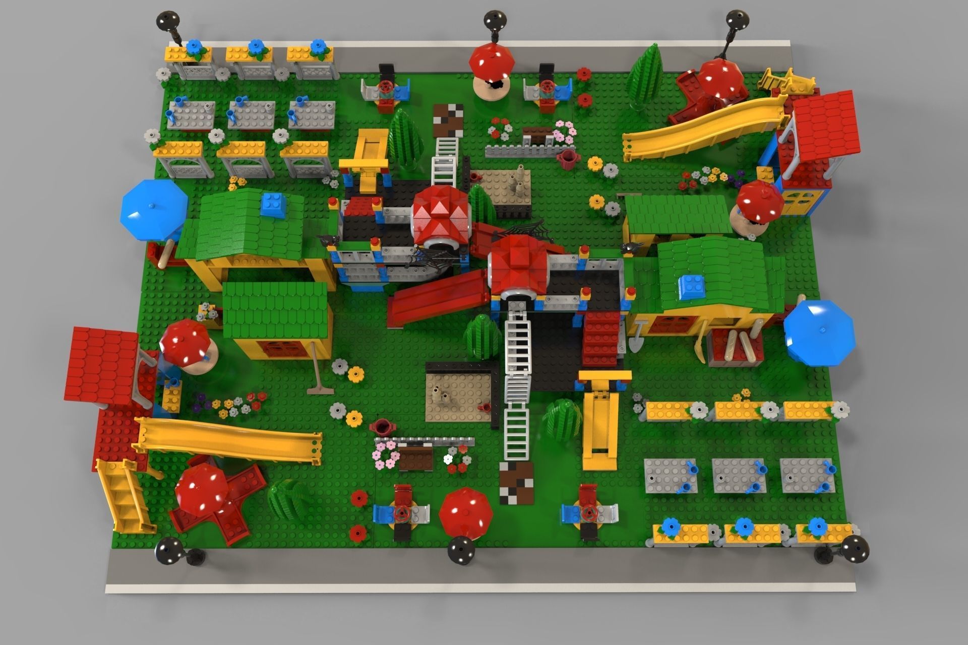 Lego Kindergarten 3D model_5