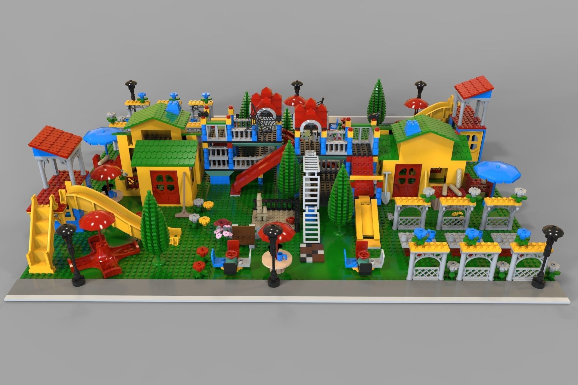 Lego Kindergarten 3D model_3