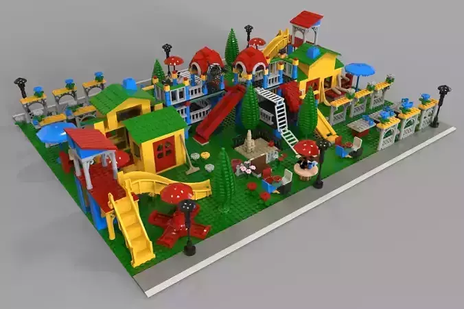 Lego Kindergarten 3D model