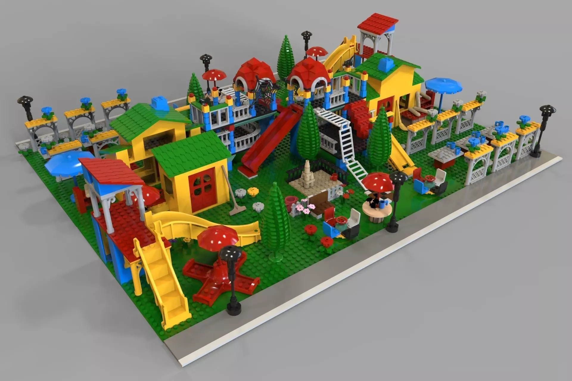 Lego Kindergarten 3D model_0