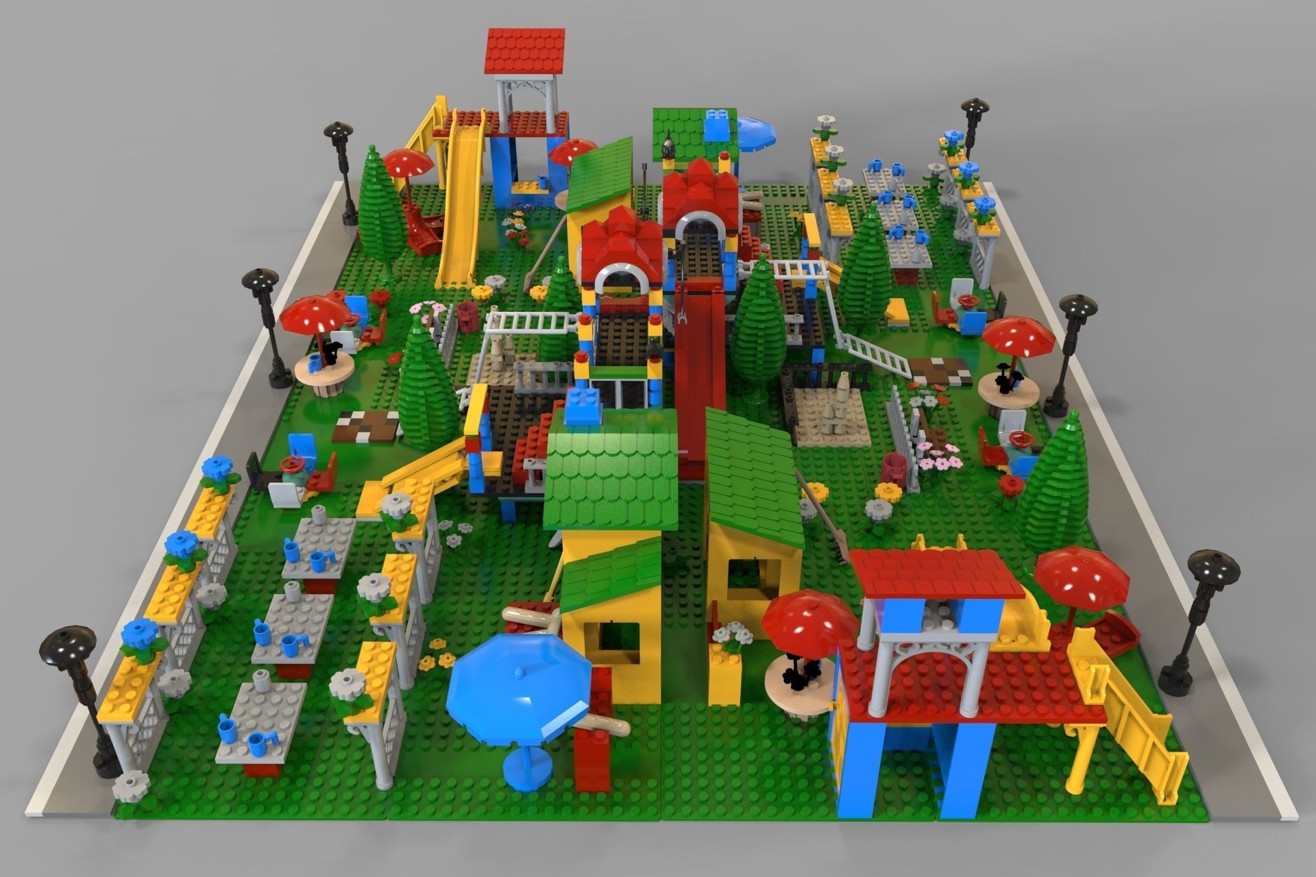 Lego Kindergarten 3D model_4