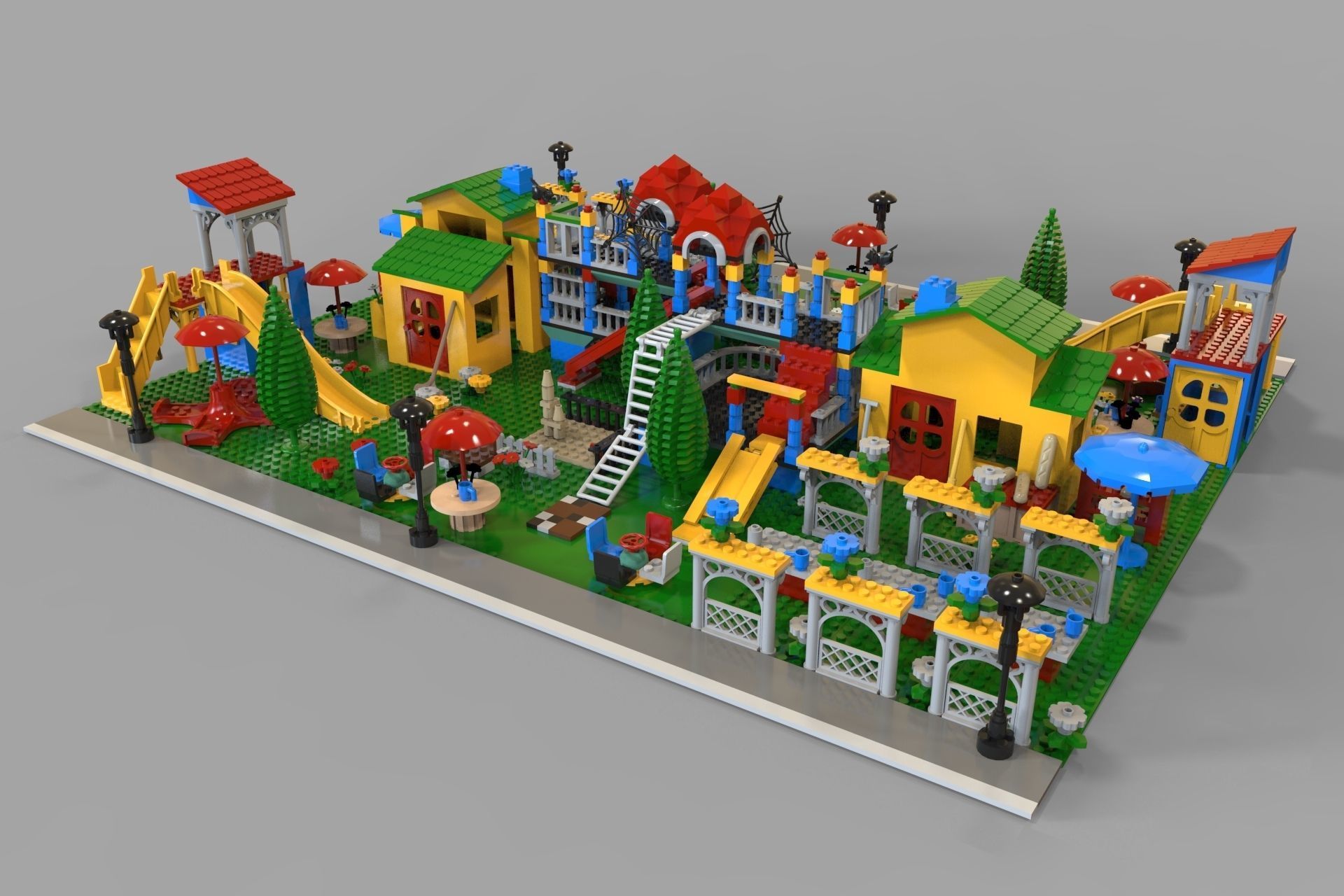 Lego Kindergarten 3D model_1