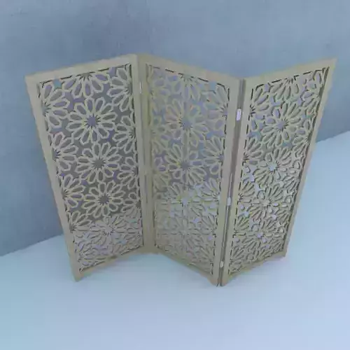 Traditional Moroccan Wood Screen