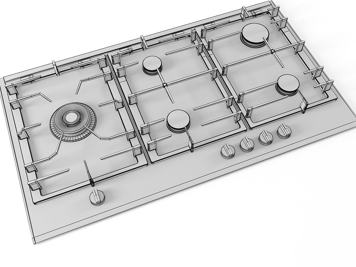 Cooktop 11 3D model_11
