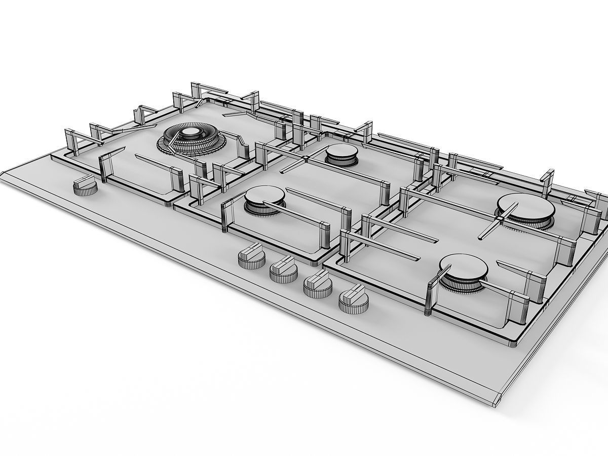 Cooktop 11 3D model_12