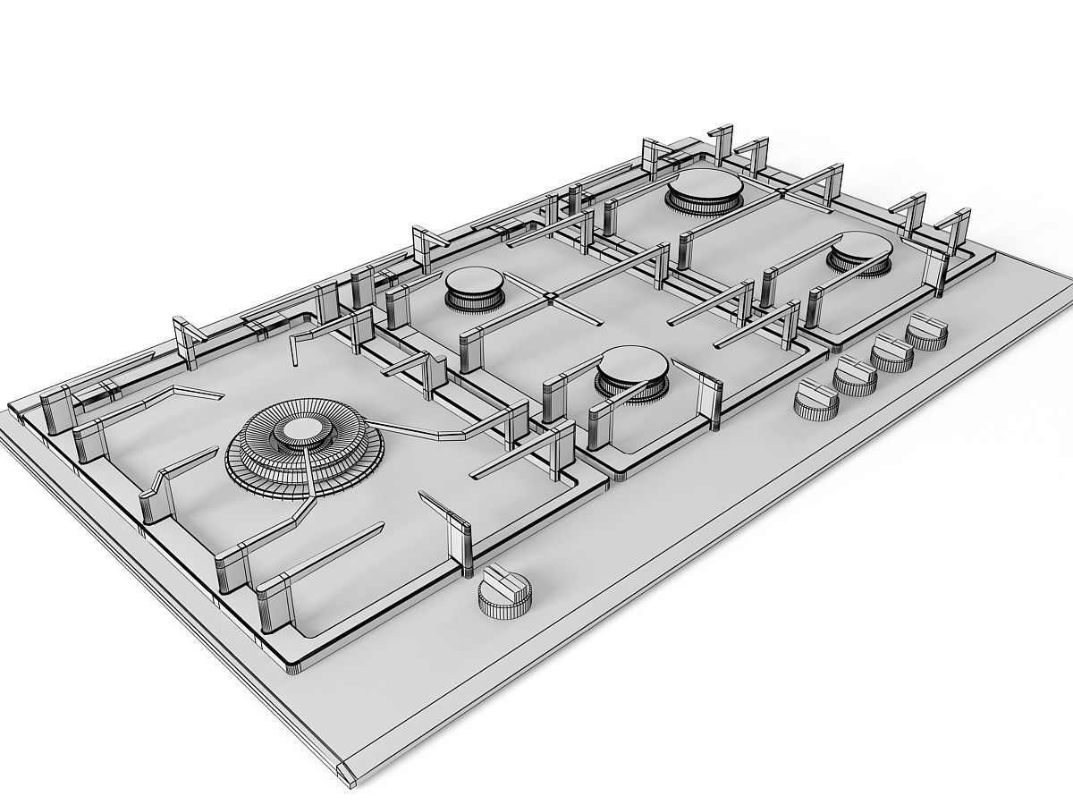 Cooktop 11 3D model_10