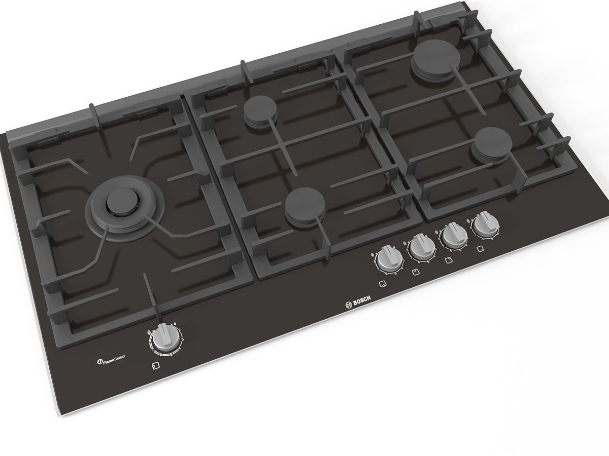 Cooktop 11 3D model_2