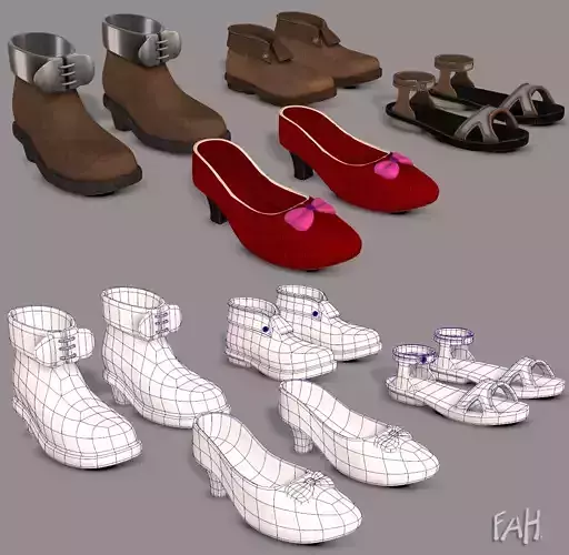 Shoes cartoon V02