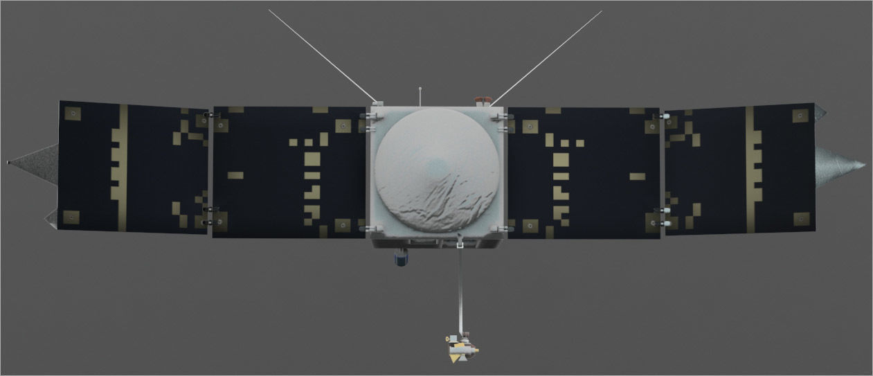 Mars Maven Low-poly 3D model_2