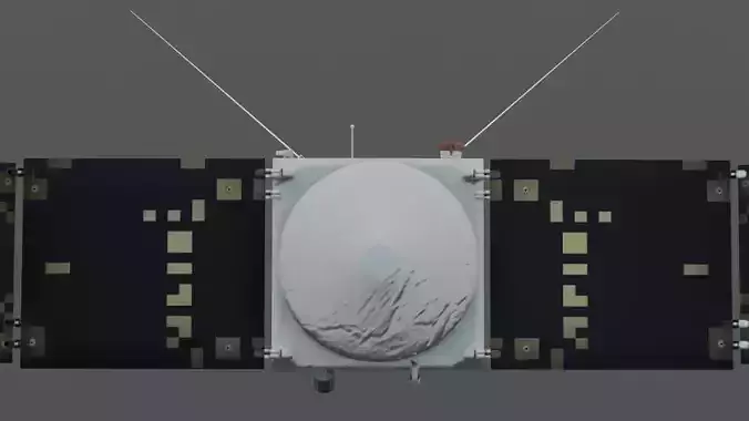 Mars Maven Low-poly 3D model