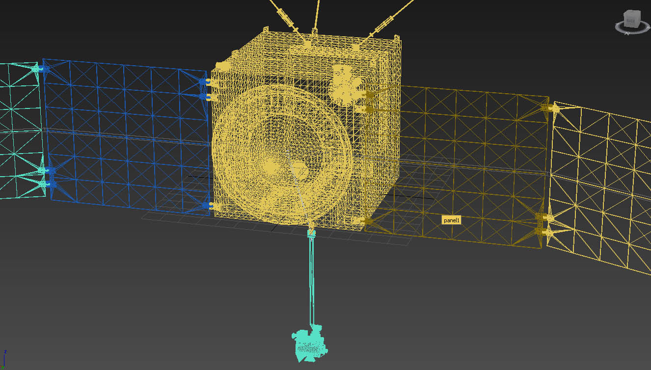 Mars Maven Low-poly 3D model_6