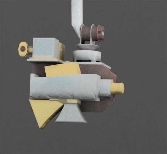 Mars Maven Low-poly 3D model_3