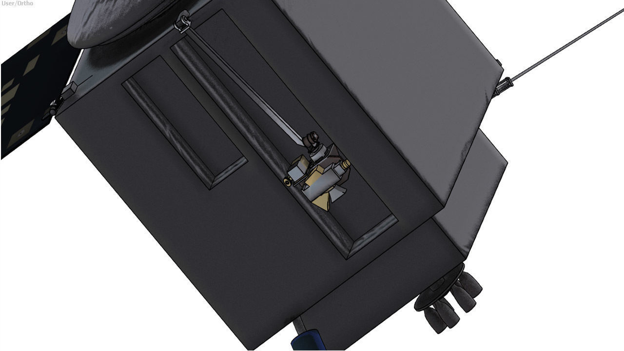 Mars Maven Low-poly 3D model_7