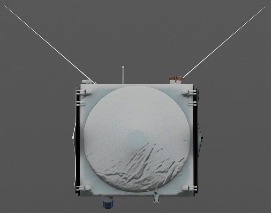 Mars Maven Low-poly 3D model_1