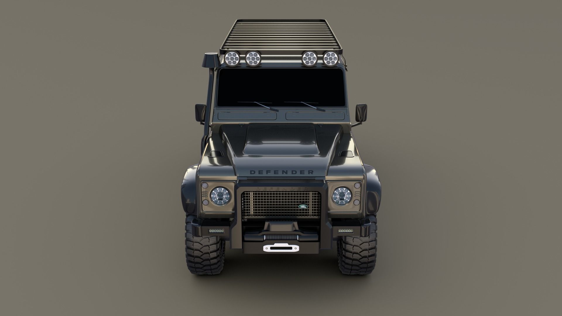 3D Land Rover Defender 110 Custom 3D model_14