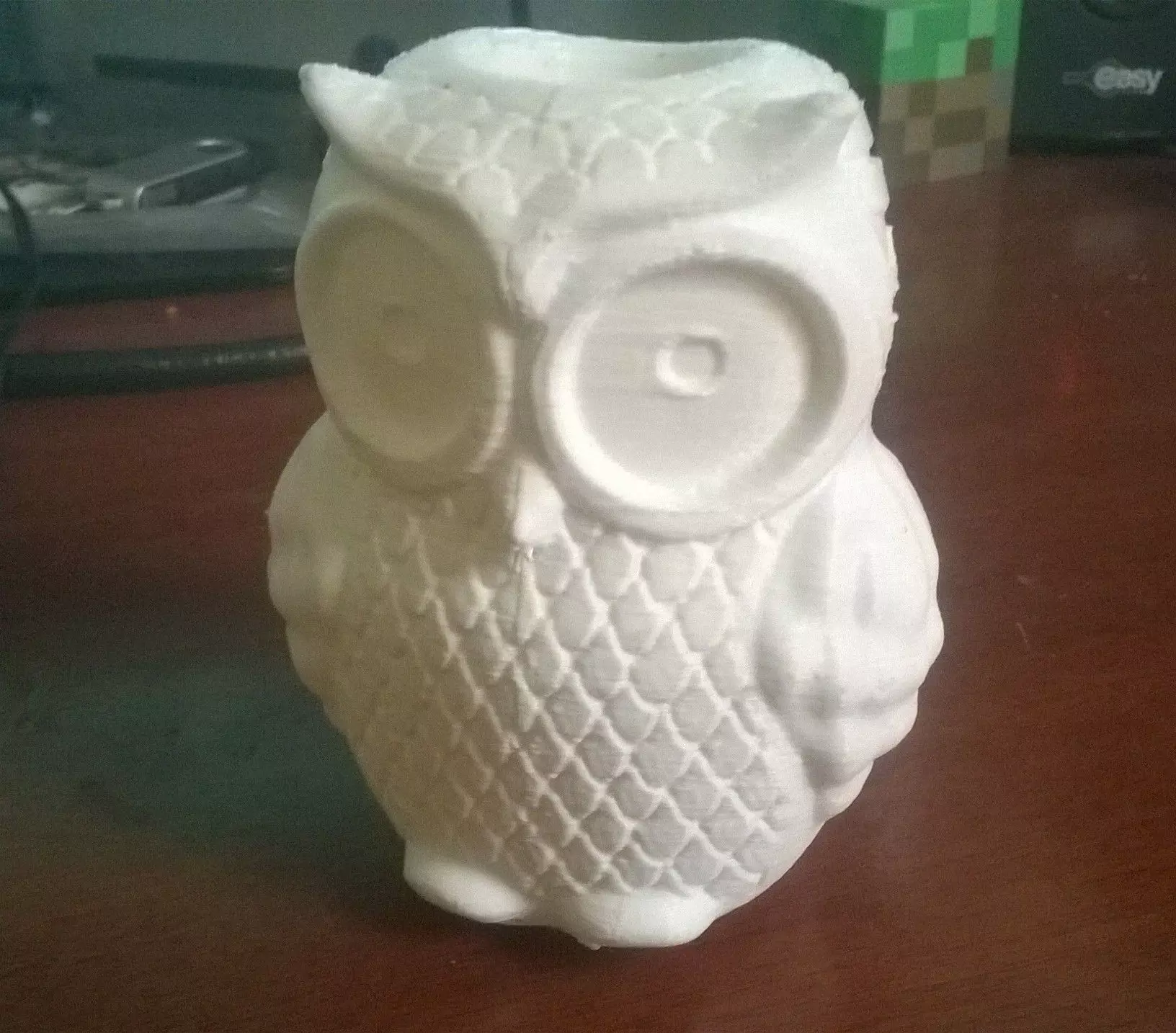 Owl Vase 3D print model_0