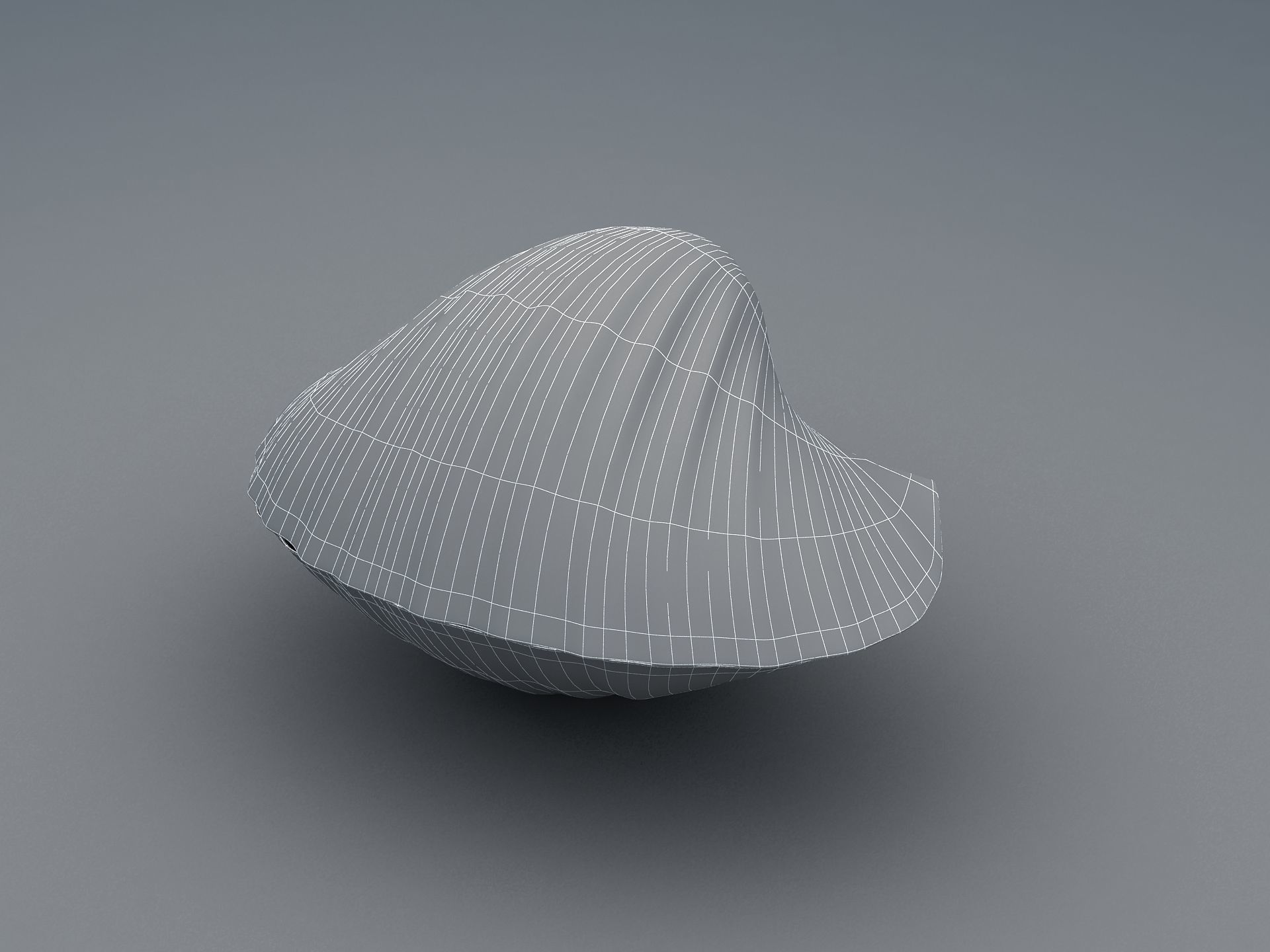 Tegillarca granosa Clam Low-poly 3D model_19