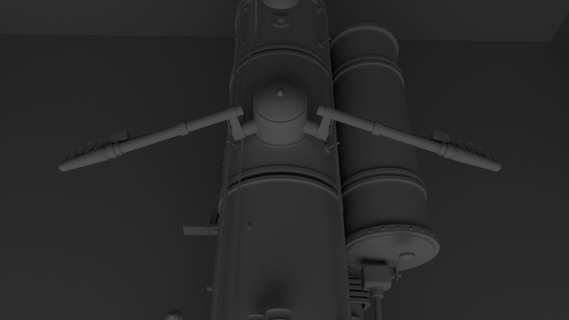 Motorcycles Steampunk 3D model_9