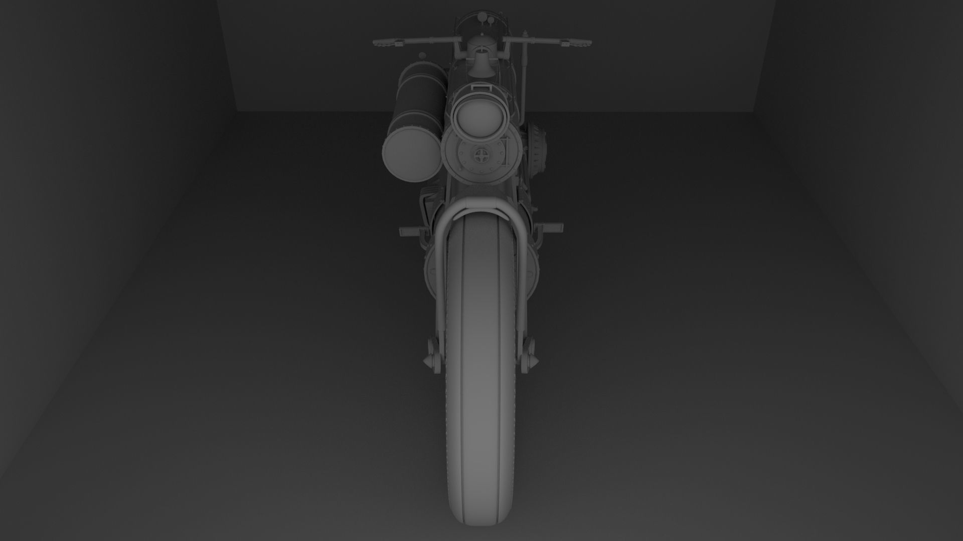 Motorcycles Steampunk 3D model_12