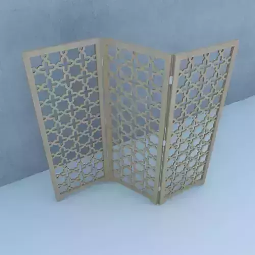 Traditional Moroccan Wood Screen