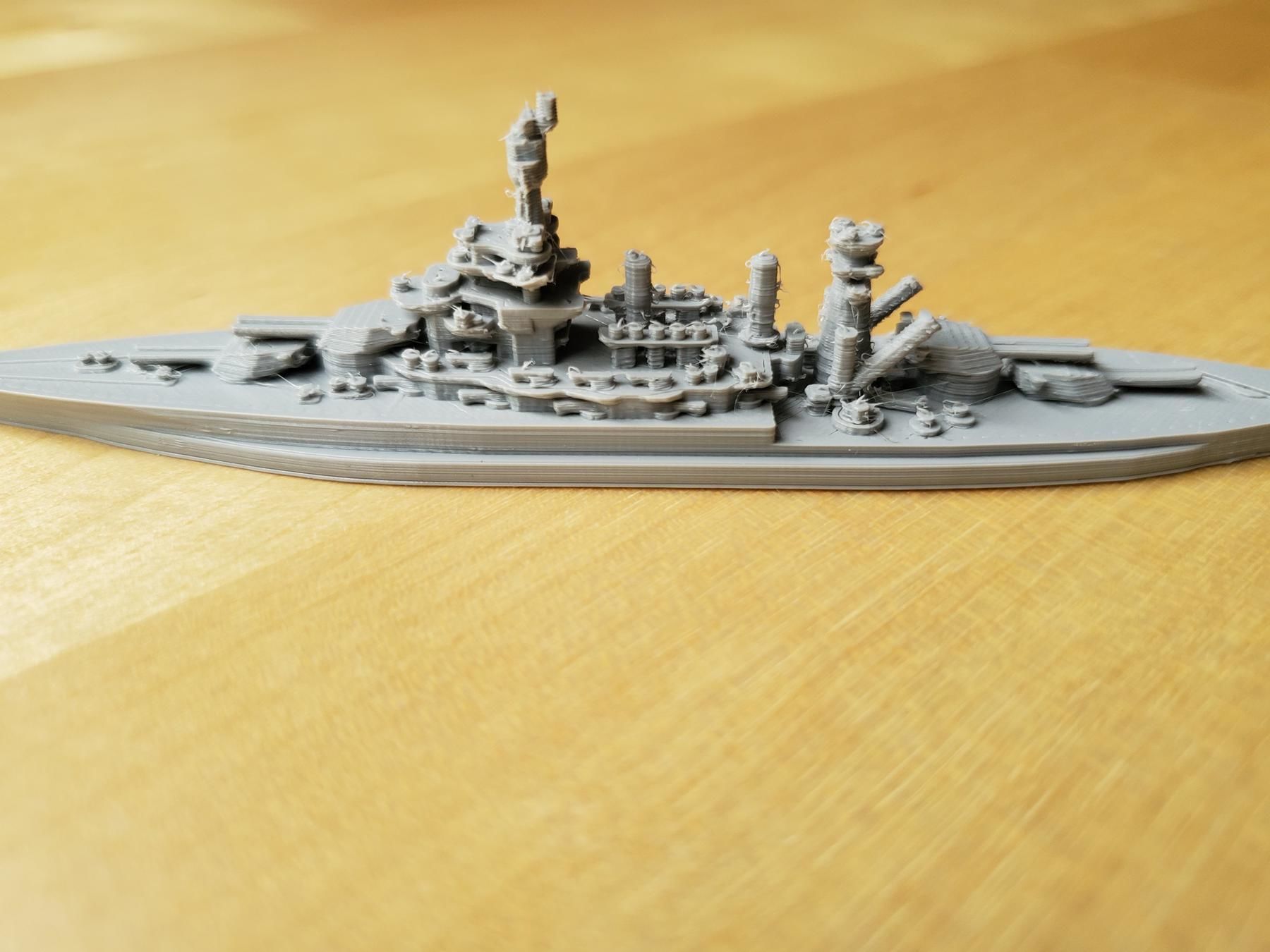 US Colorado Class Battleship 3D print model_11