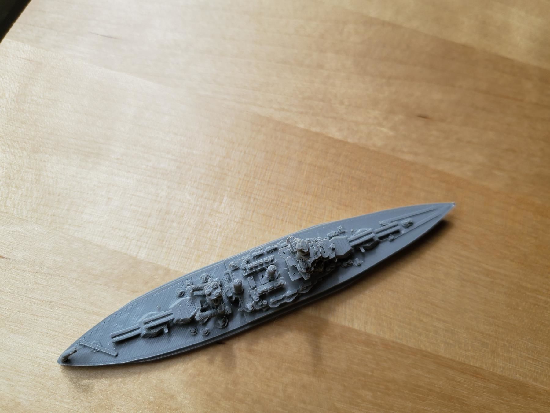 US Colorado Class Battleship 3D print model_9