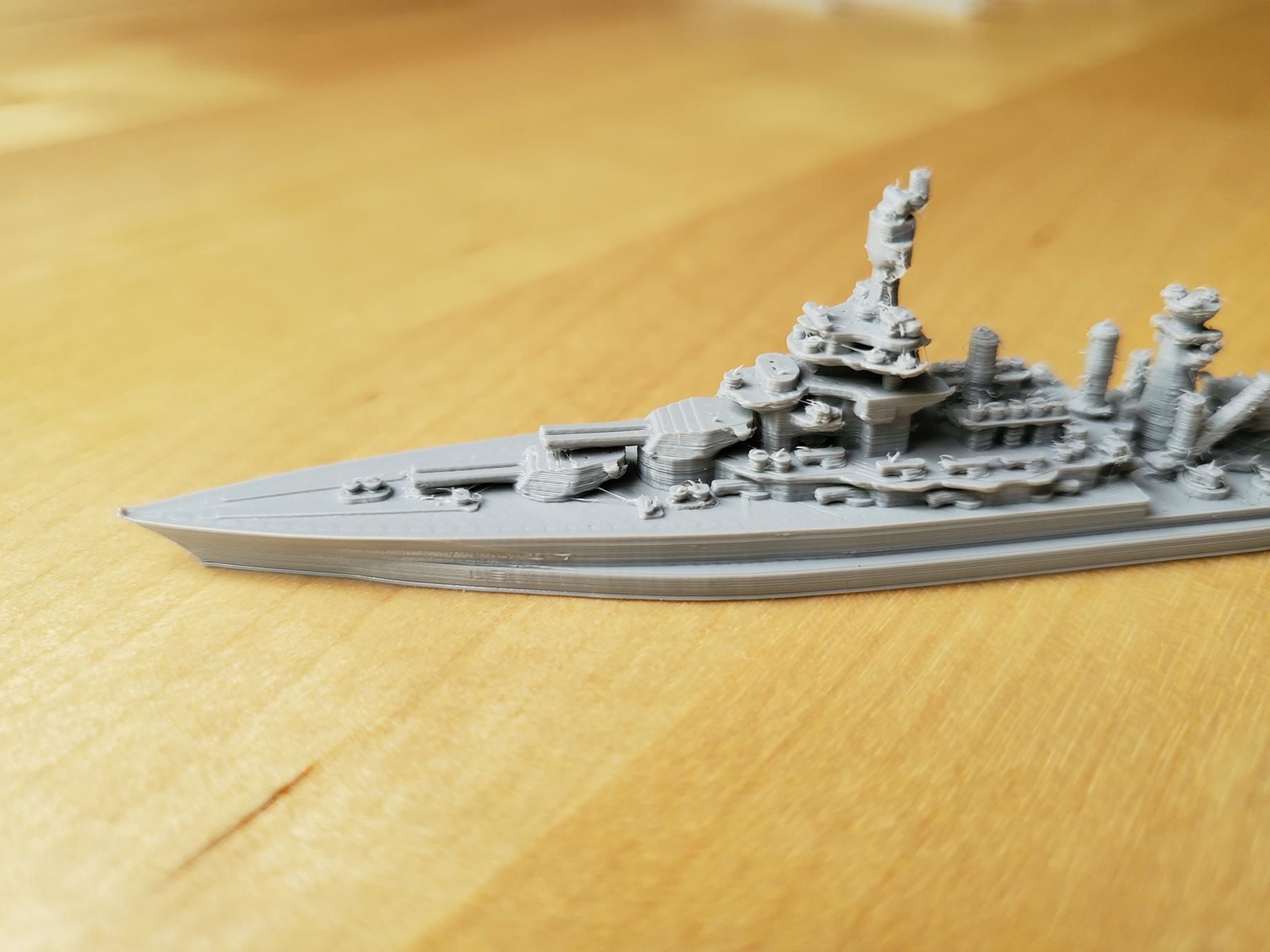US Colorado Class Battleship 3D print model_12