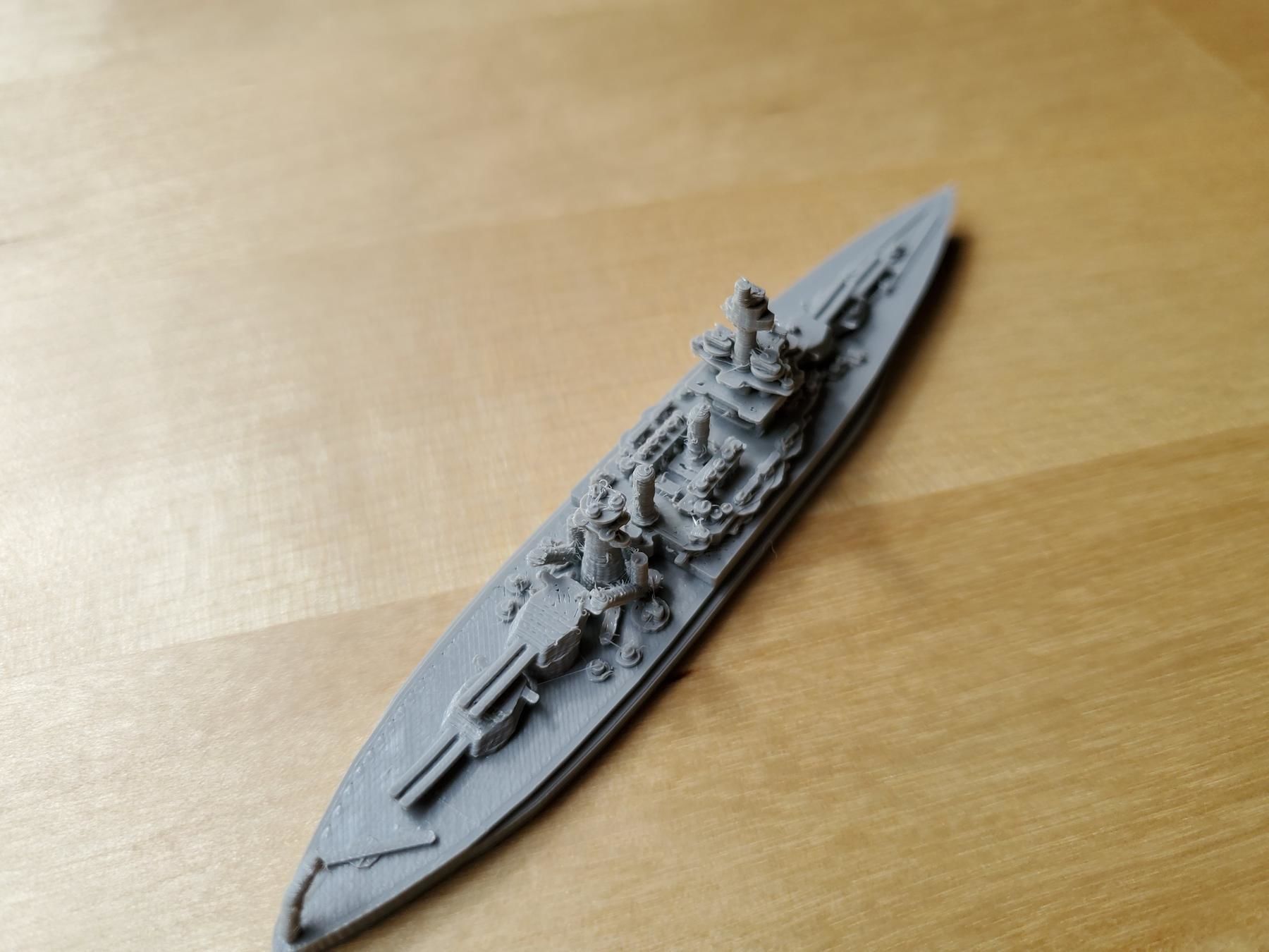 US Colorado Class Battleship 3D print model_8