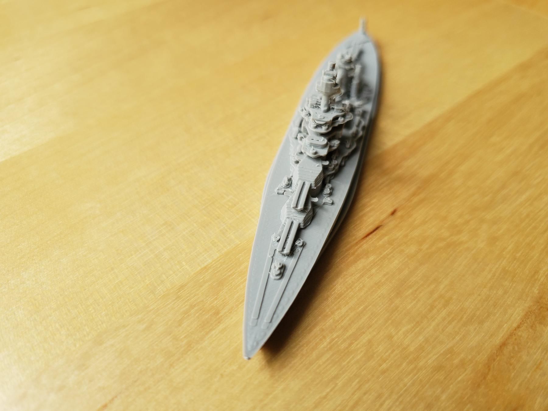 US Colorado Class Battleship 3D print model_6