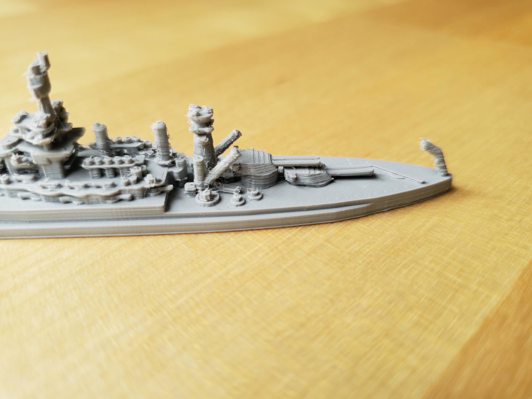 US Colorado Class Battleship 3D print model_13