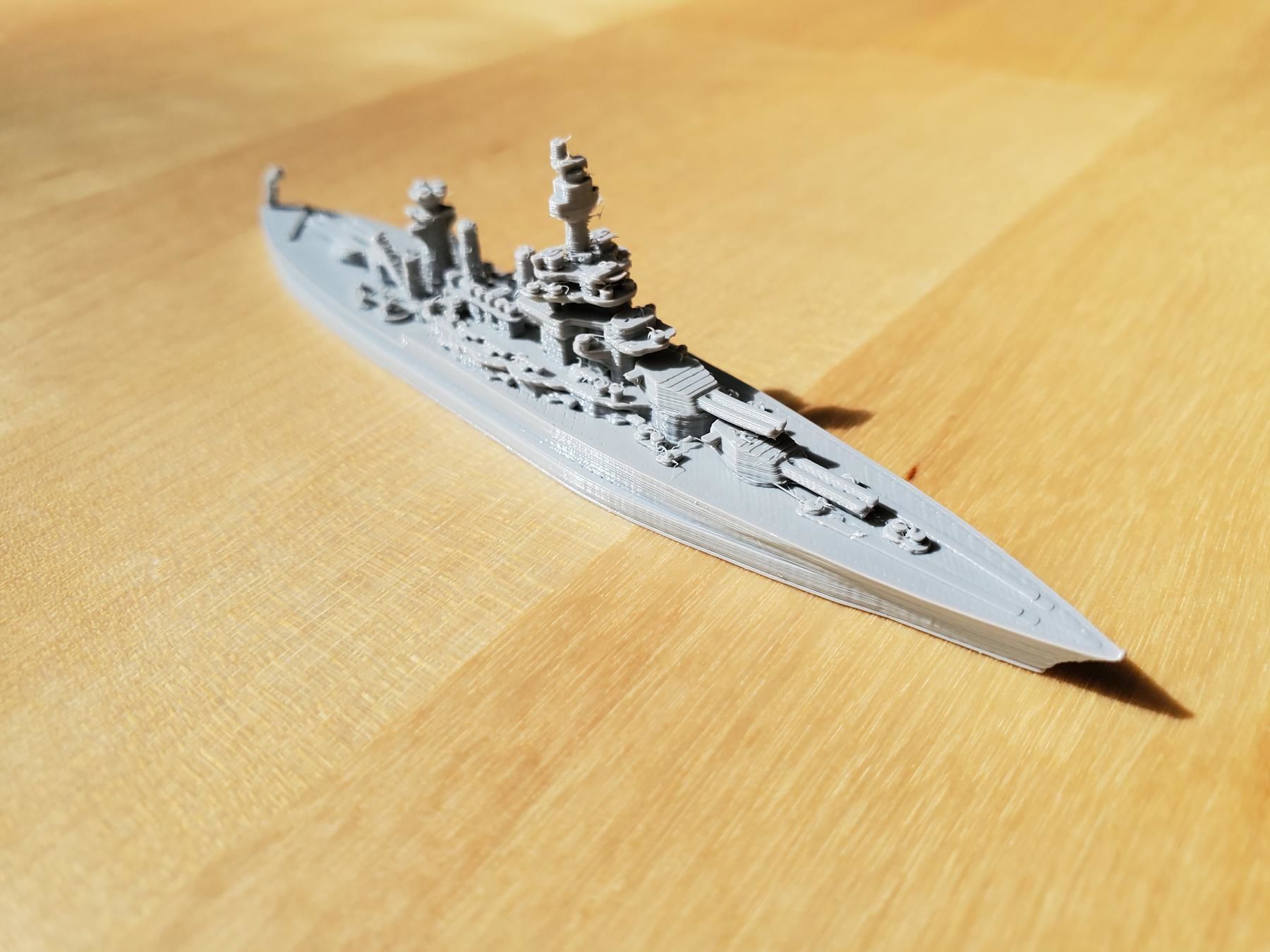 US Colorado Class Battleship 3D print model_3