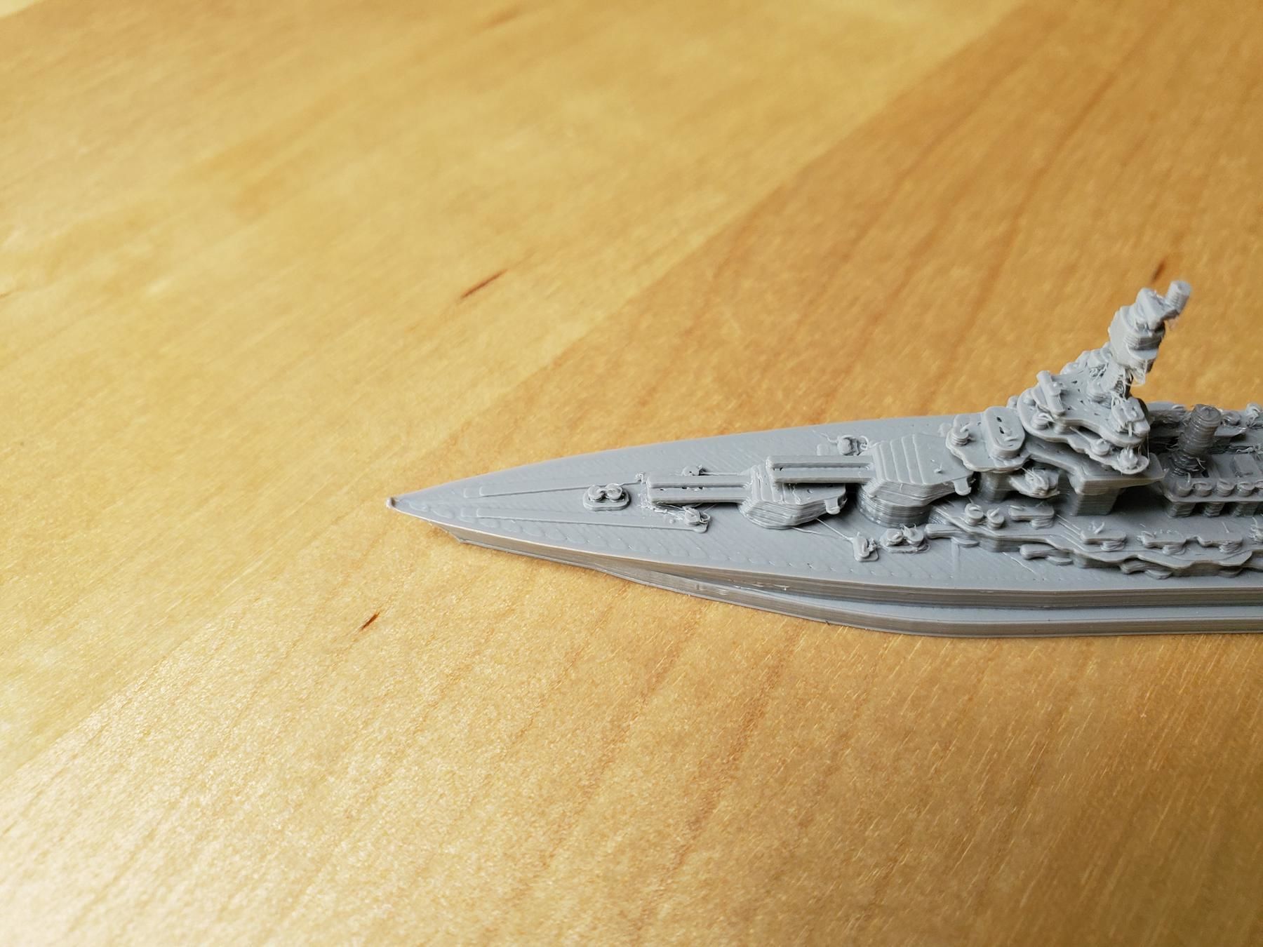 US Colorado Class Battleship 3D print model_18