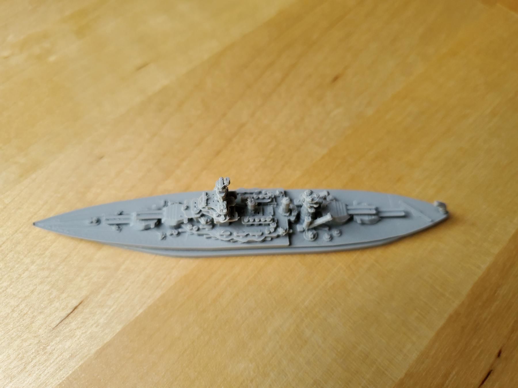 US Colorado Class Battleship 3D print model_16