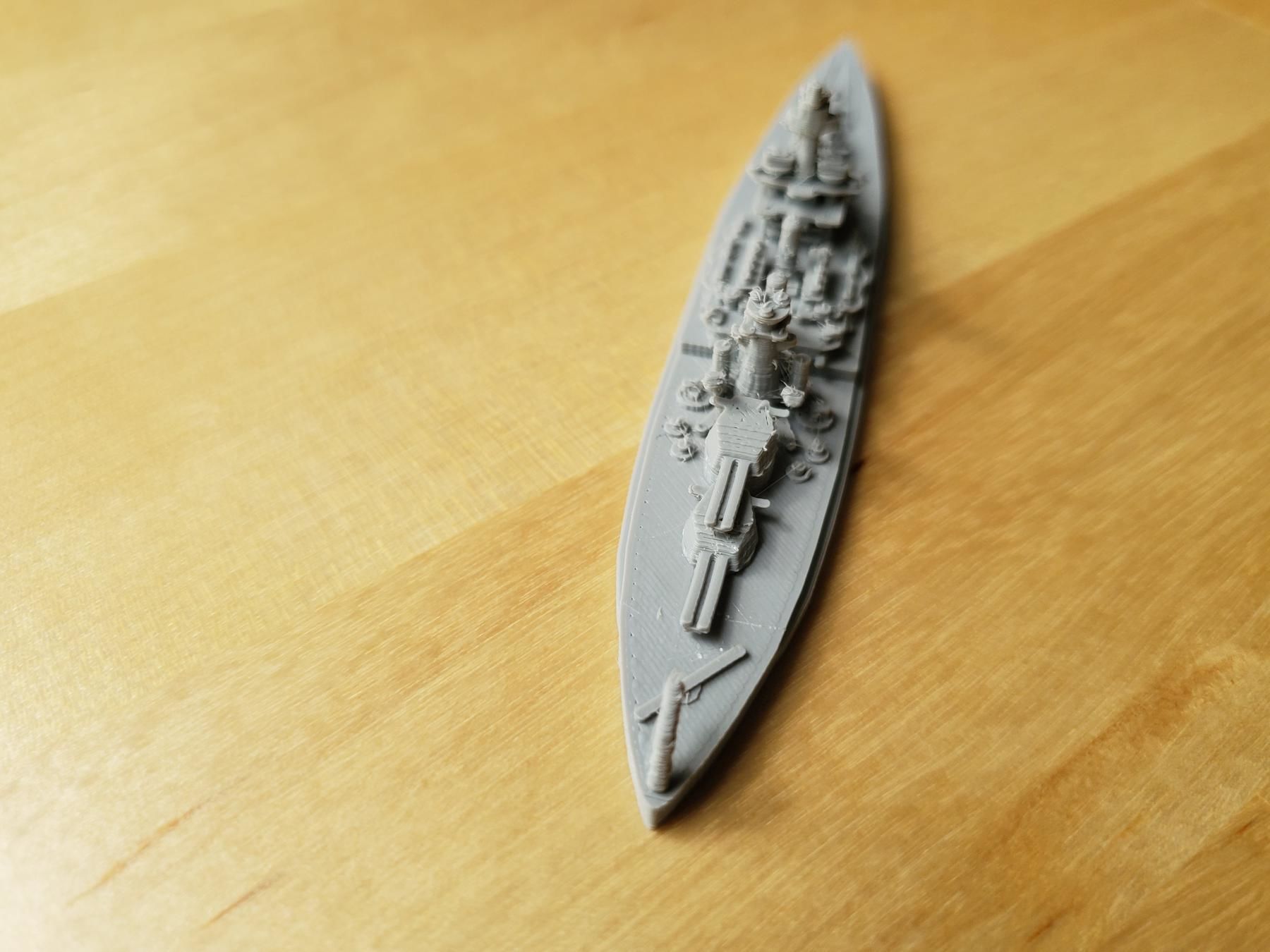 US Colorado Class Battleship 3D print model_7